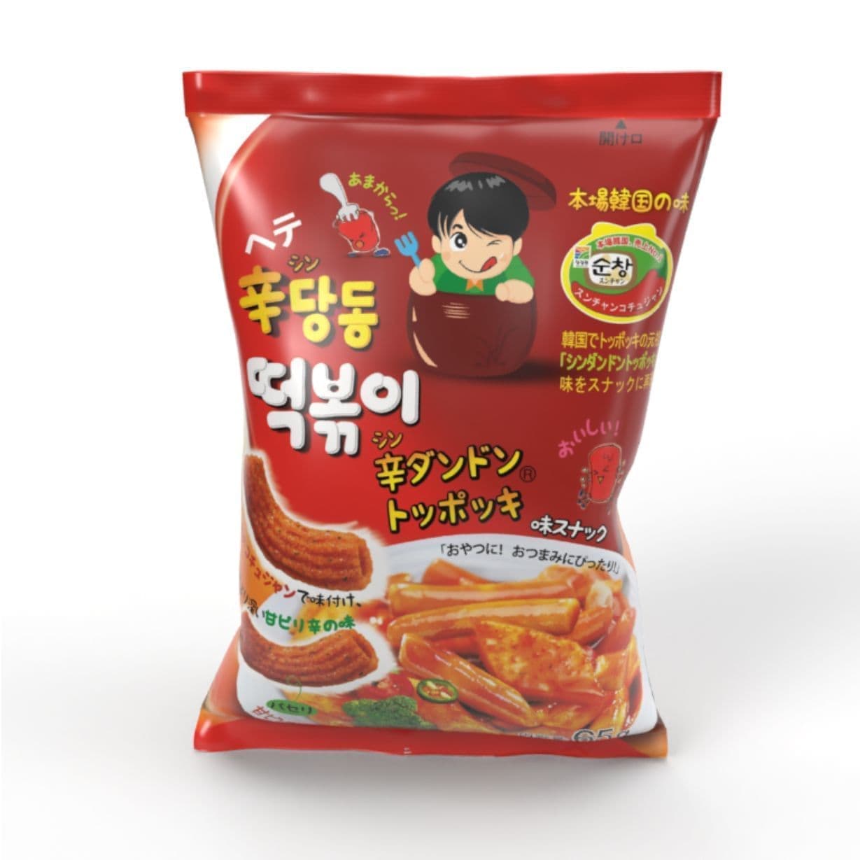 トッポッキスナック甘ピリ辛味